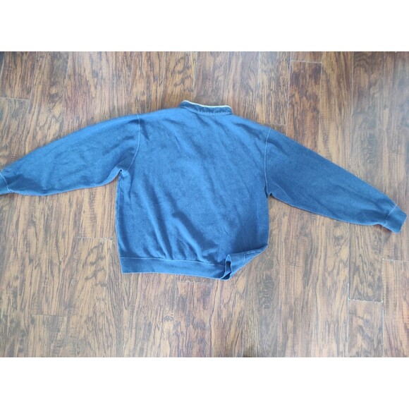 Peter Millar Sweater Mens Large Blue Crown Comfort 1/4 Zip Pullover - Picture 7 of 9